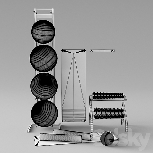 SPRI sports equipment 3d