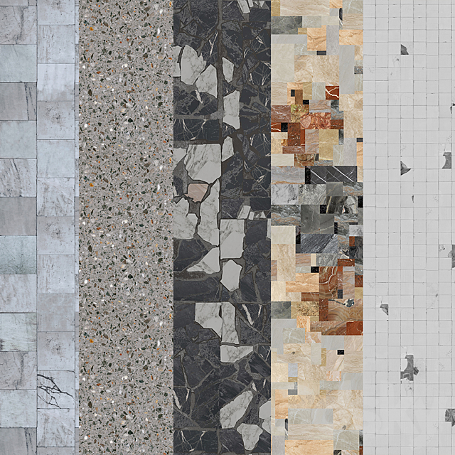 Terrazzo.Breccia.Mosaic.Marble.Seamless texture. Free Download