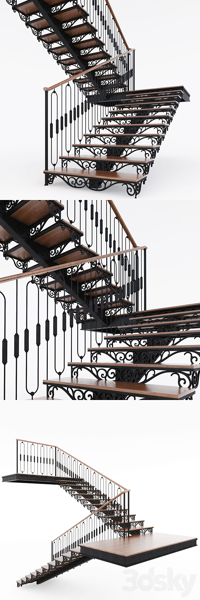 Ladder forged 3d