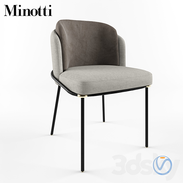 Fil Noir - Minotti 3d