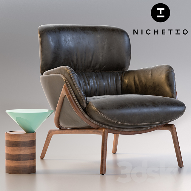 Nichetto Elysia Lounge Chair 3DSMax File - thumbnail 1