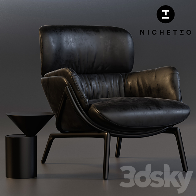 Nichetto Elysia Lounge Chair 3DSMax File - thumbnail 3