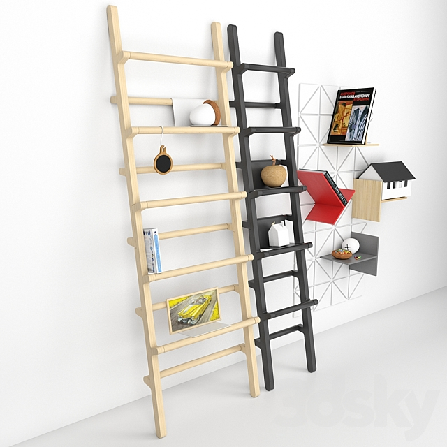 Shelf set 3d