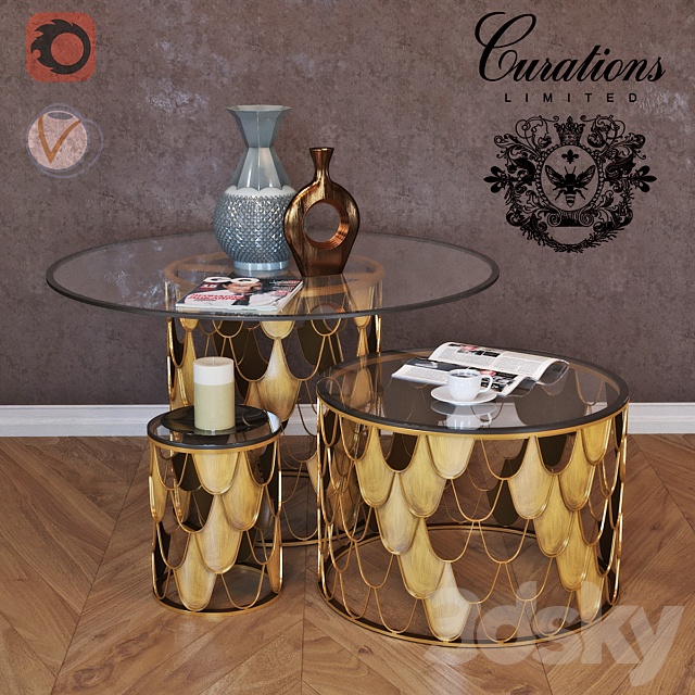 Curations Limited collection of tables Moscow 3DSMax File - thumbnail 1