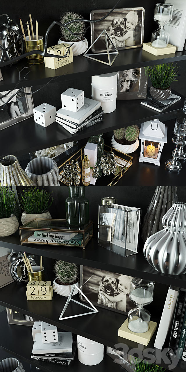 Decor set 3d