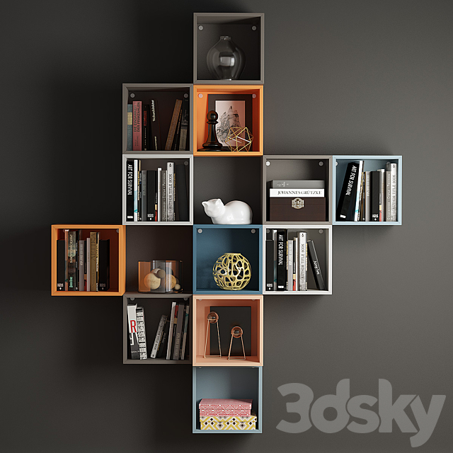A combination of wall cabinets Eke . 3DSMax File - thumbnail 1