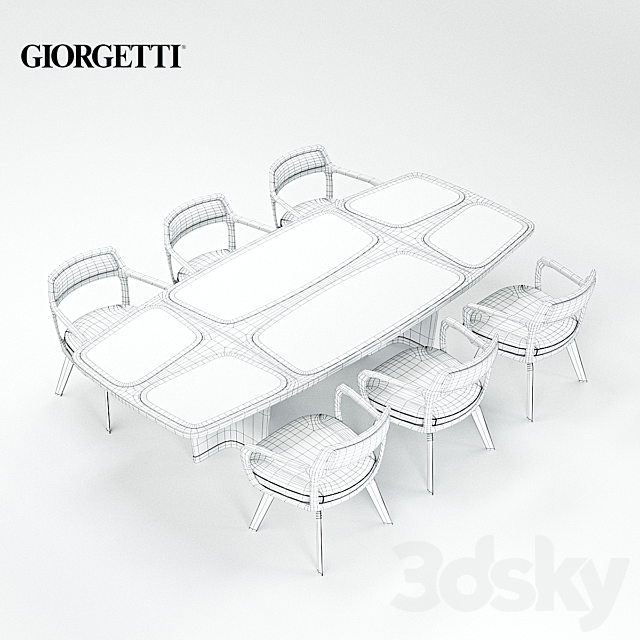 Baron & Bigwig by Giorgetti 3DS Max Model - thumbnail 3
