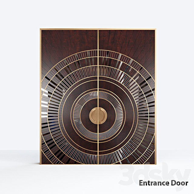 Entrance door _ Entrence door 3DS Max Model - thumbnail 2