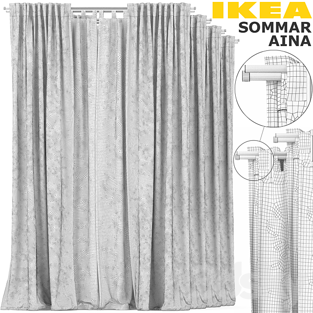 IKEA AINA. SOMMAR. REKKA 3d