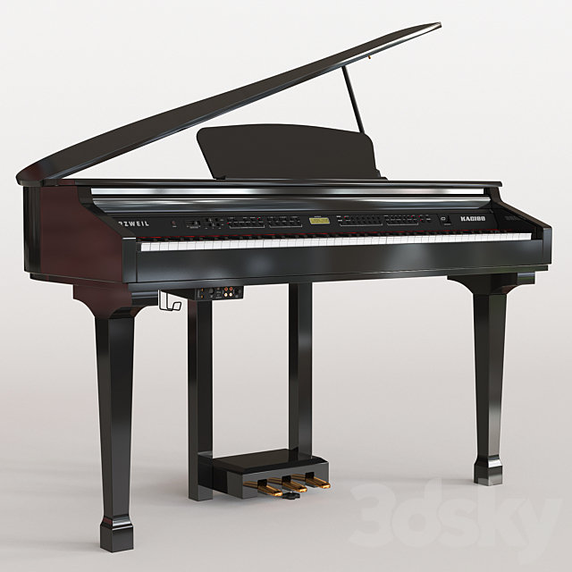Kurzweil KAG100 3D Model 3DSKY Decor Helper