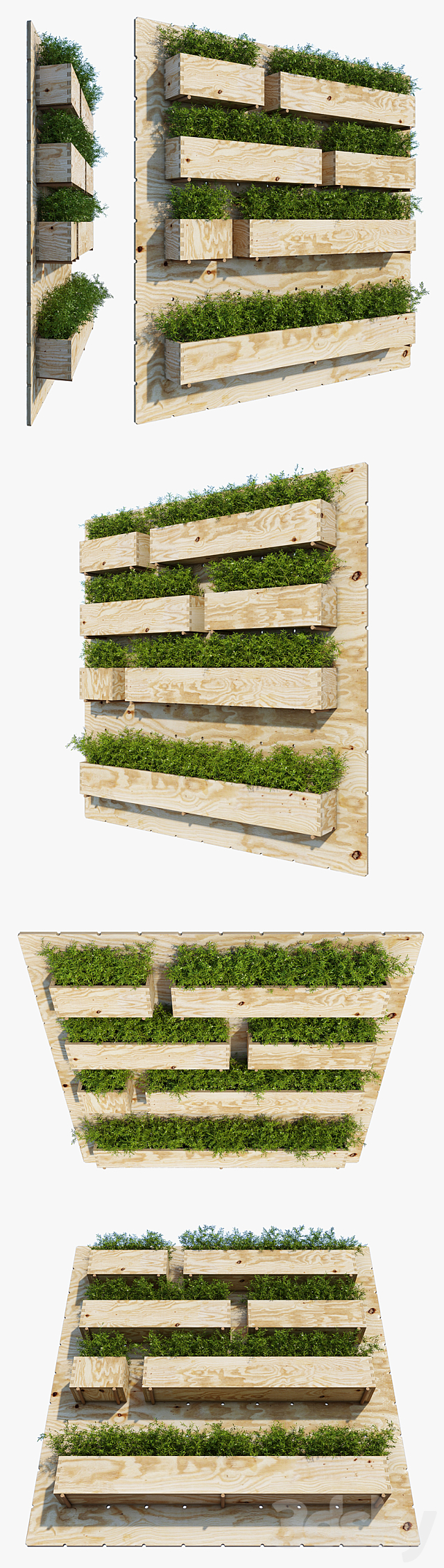 Planter box one 3d