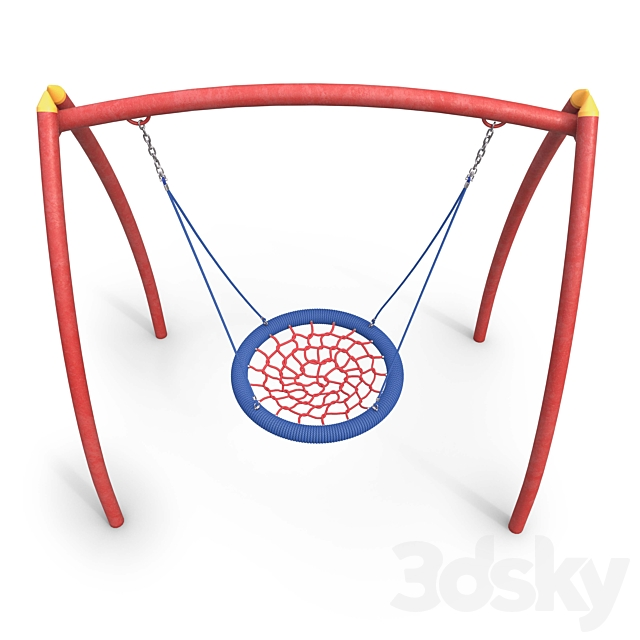 Suspended swing nest 3d