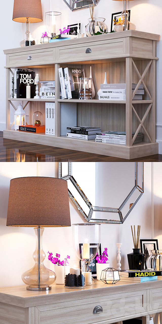 Decorative set 3d
