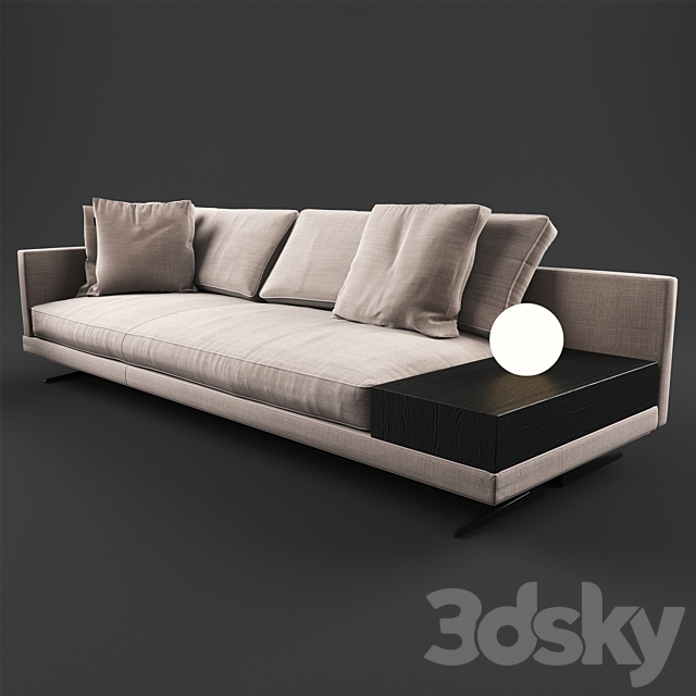 Poliform Mondrian Sofa 3DSMax File - thumbnail 2