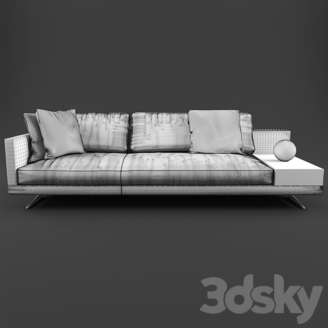 Poliform Mondrian Sofa 3DSMax File - thumbnail 3