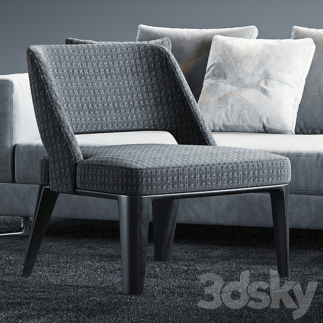 Minotti Set 5 3d