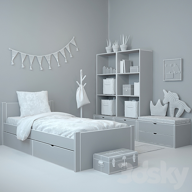 Children’s furniture and accessories 11 3DSMax File - thumbnail 3
