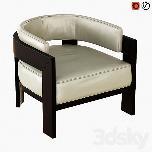 Half-armchair Warhol 3DSMax File - thumbnail 1