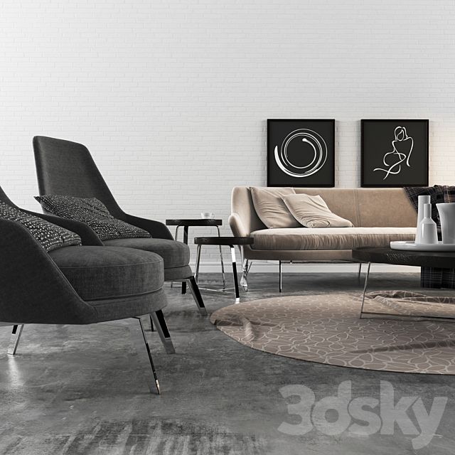 Flexform Set 01 3d