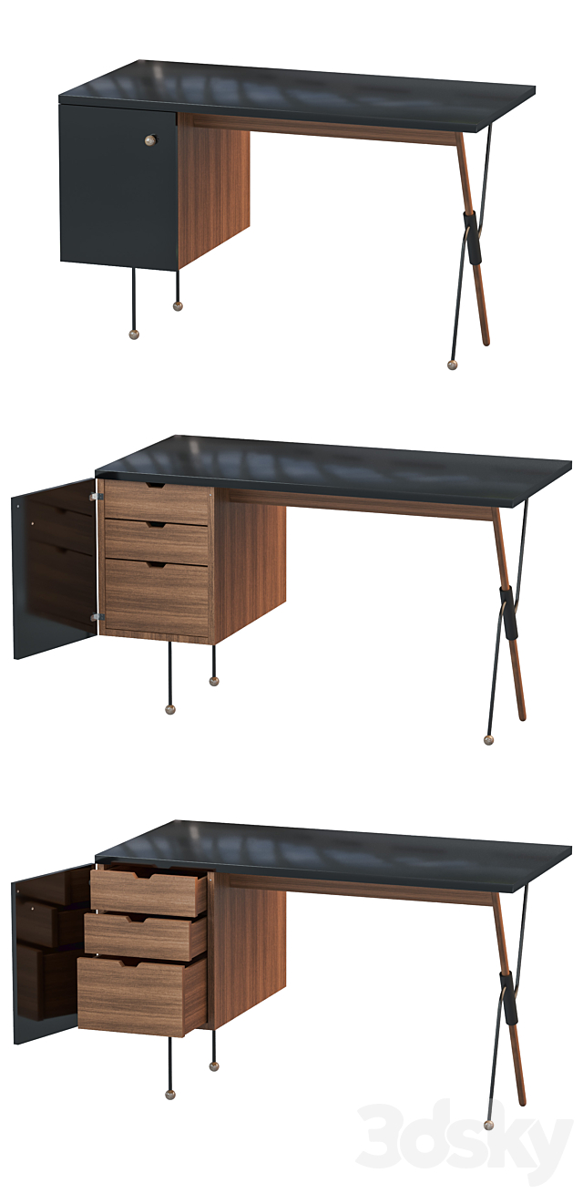 62 desk 3d