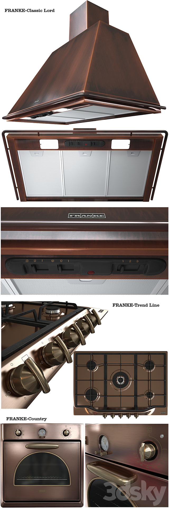 FRANKE-kitchen appliances from copper 3DSMax File - thumbnail 2