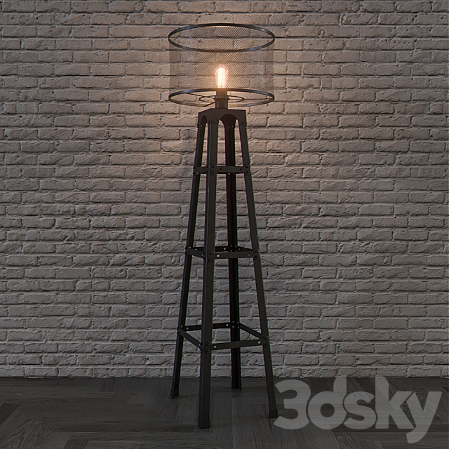 Floor lamp Lussole LSP-9887 3DSMax File - thumbnail 2