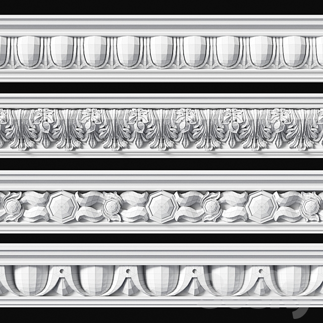 MOLDINGS_SET_01_BY_SPECIAL 3DSMax File - thumbnail 2