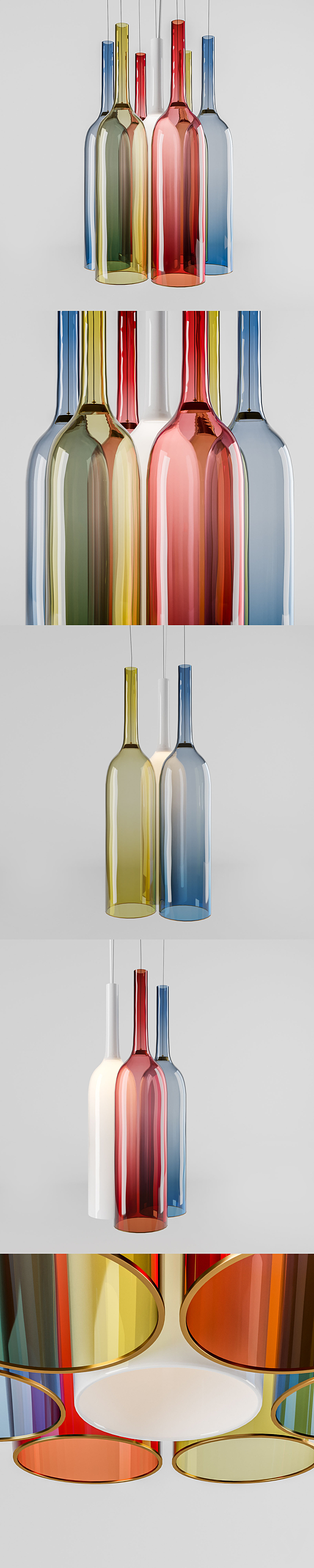 Lamp Jar RGB Lasvit 3d