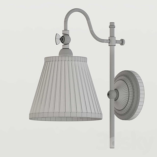 Sconce Arte Lamp Seville A1509AP-1PB 3d