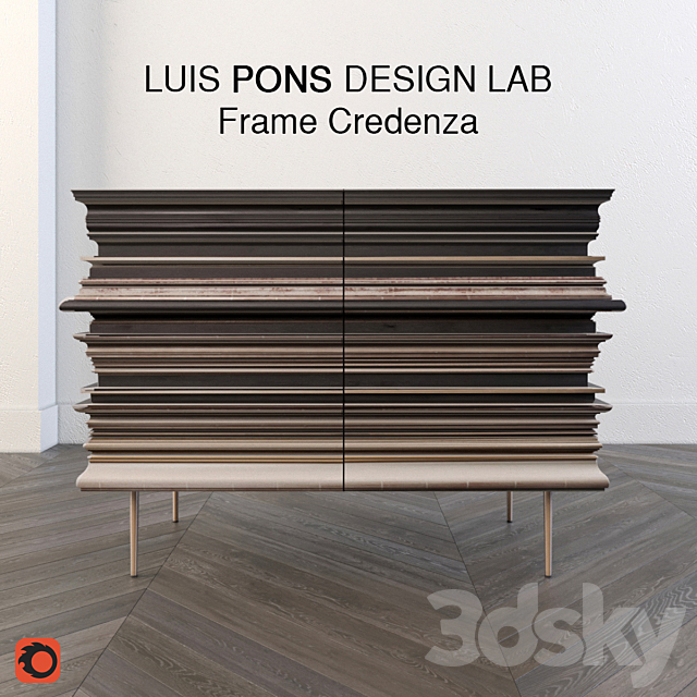Luis pons Design Lab Frame Collection 3DSMax File - thumbnail 2