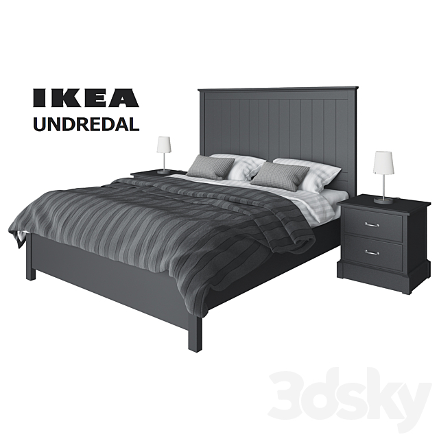 Set Ikea Undredal 3DSMax File - thumbnail 1