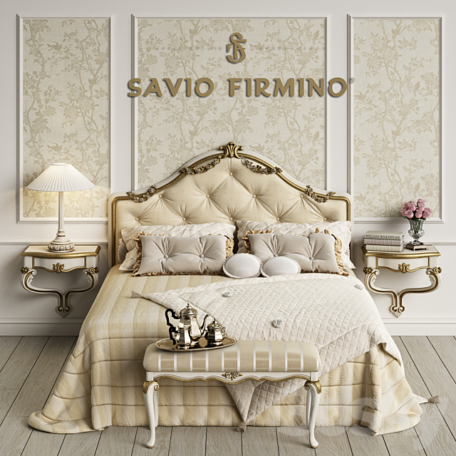 Savio Firmino 1767 Bedroom 3DSMax File - thumbnail 1