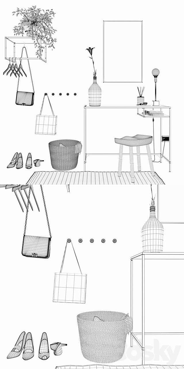 Scandinavian-set 3d