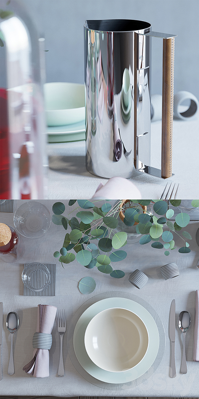 Serving the table_ZH_01 3d