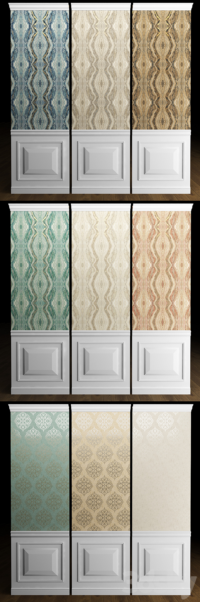 3DS MAX York Kashmir Kaleidoscope Wallpaper 3DSMax File