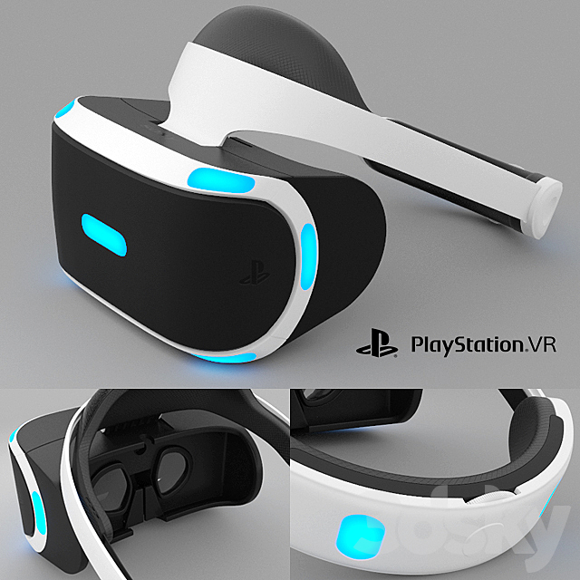 Sony Playstation VR 3DSMax File - thumbnail 1