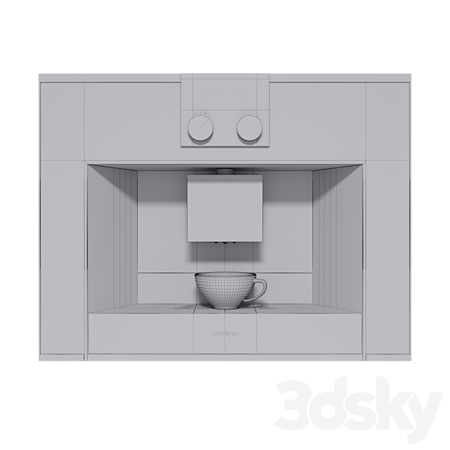 Coffee machine GAGGENAU CM-450 3DSMax File - thumbnail 2