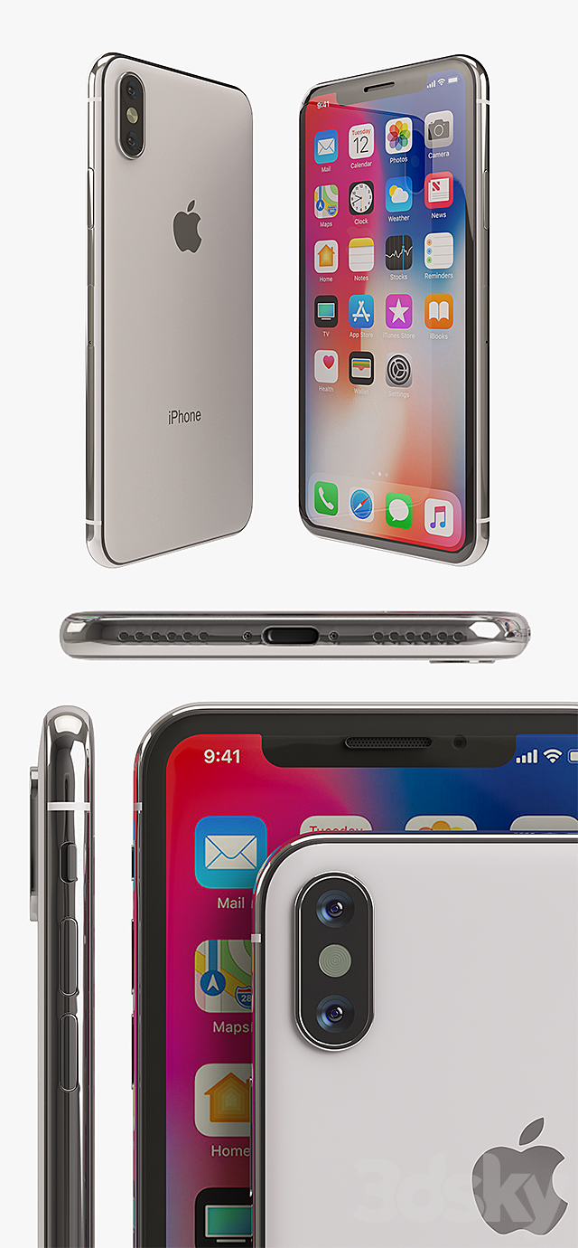 Apple Iphone X 3d