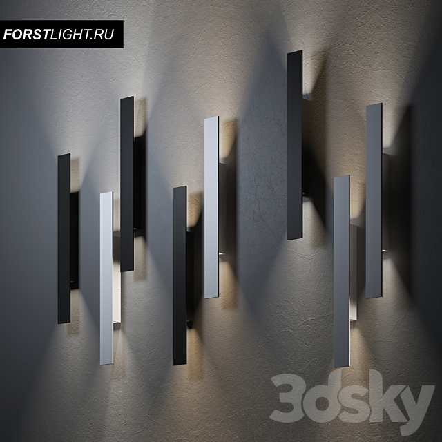 Wall lamp Forstlight Next 3DSMax File - thumbnail 1