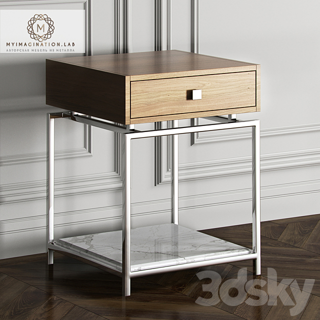 Bedside table from Myimagination.lab 3DSMax File - thumbnail 1
