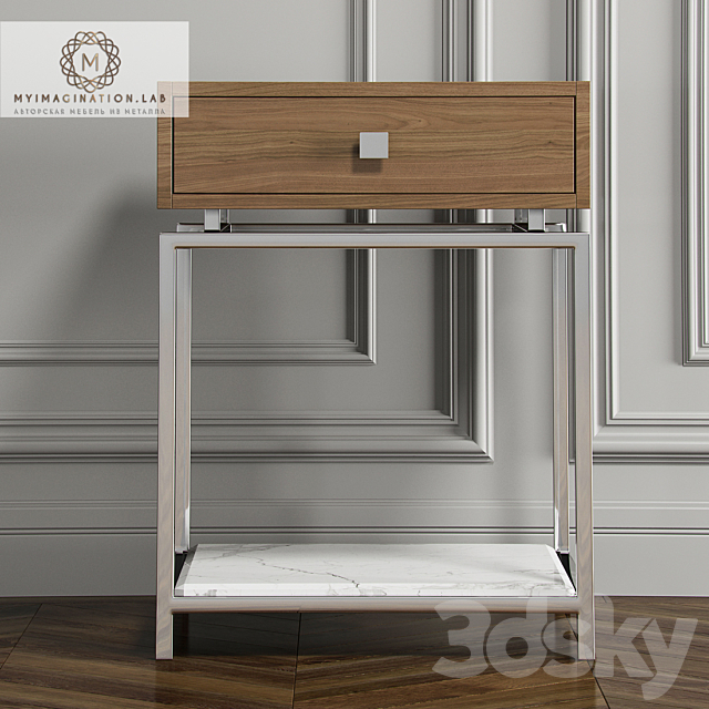 Bedside table from Myimagination.lab 3DSMax File - thumbnail 2