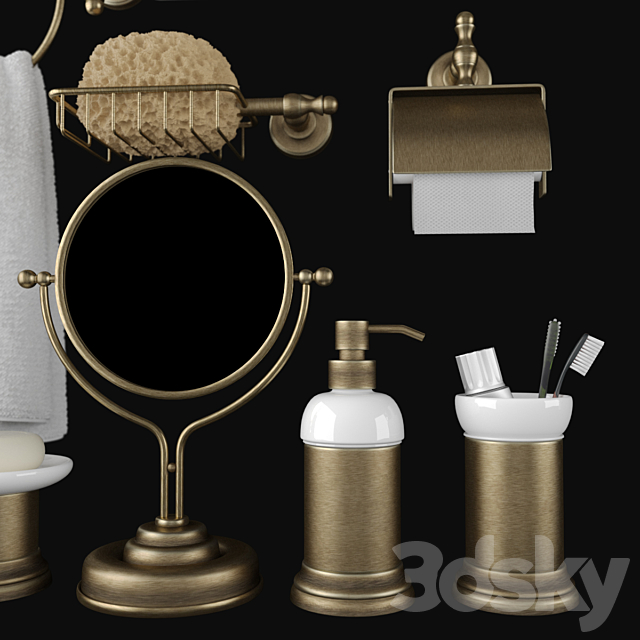 Bathroom accessories Migliore Mirella 3DSMax File - thumbnail 2