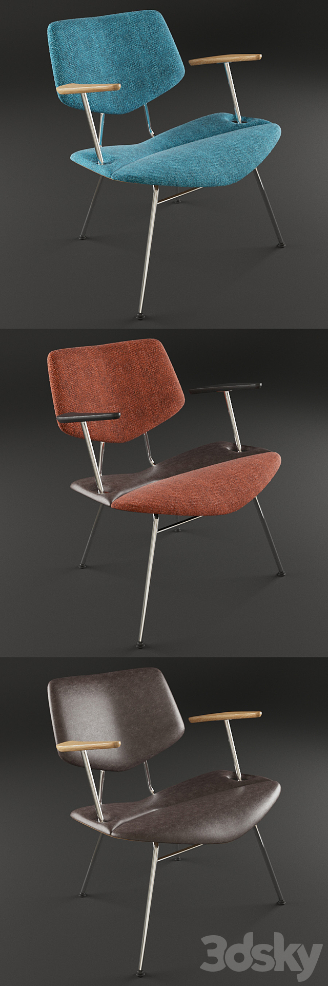 Vermund VL135 Cosy lounge chair 3DSMax File - thumbnail 3