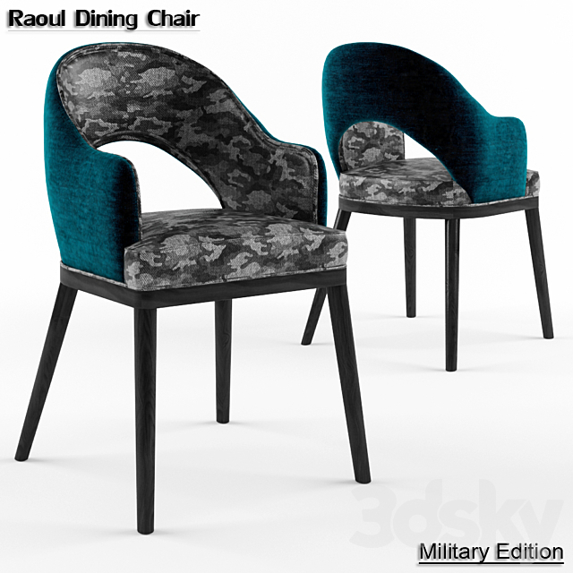 Raoul Dining Chair 3DSMax File - thumbnail 1