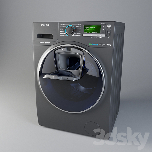 Washing machine Samsung WW8500K 3d