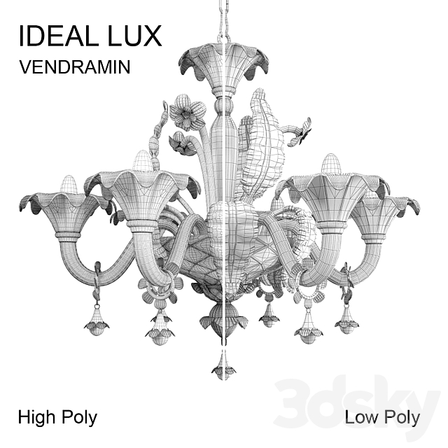 Ideal Lux VENDRAMIN SP6 3DSMax File - thumbnail 3