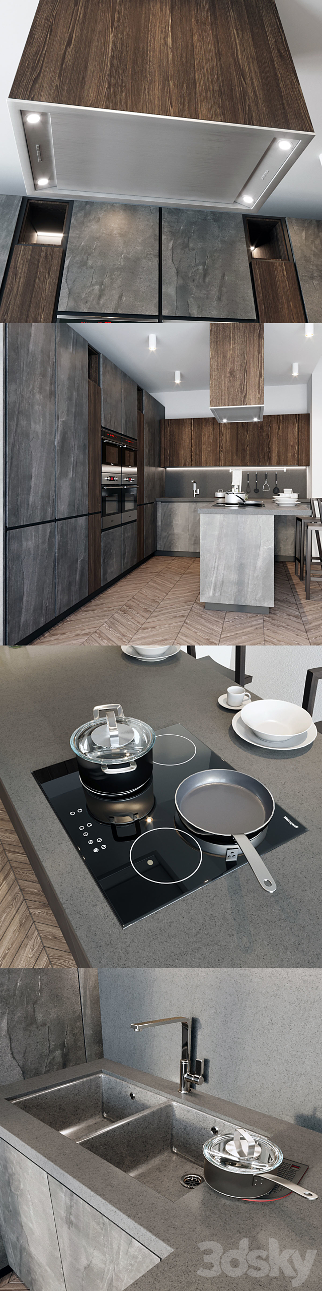 Cocina Gammadecor X-line 3d