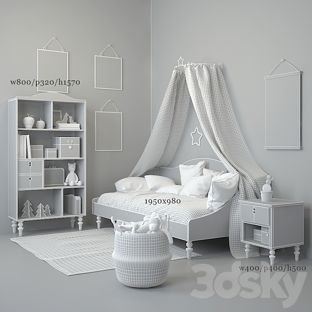 Children’s furniture and accessories 16 3DSMax File - thumbnail 3