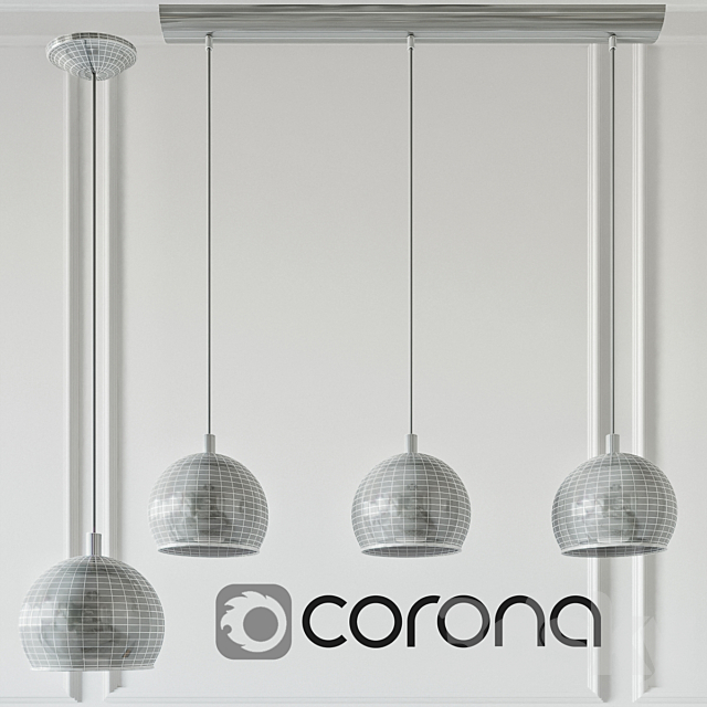 Chandelier Eglo 83011 - 82012 3d