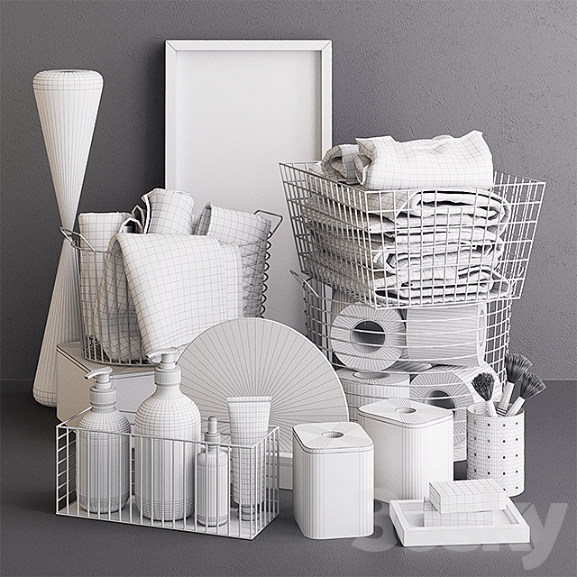 Meraki & WireBaskets 3DS Max Model - thumbnail 3